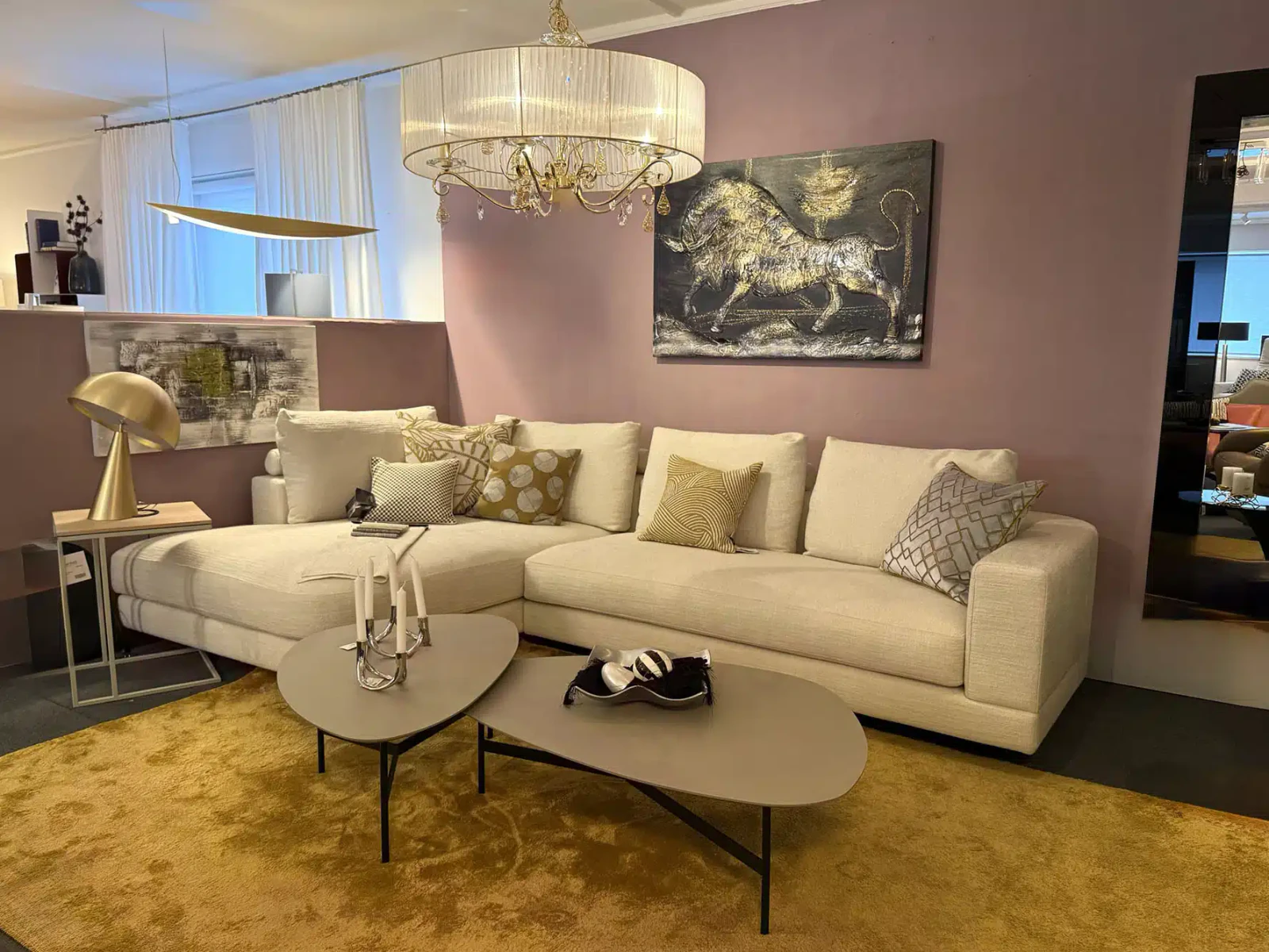 Wohnzimmer bei Möbel Zeppenfeld in Olpe