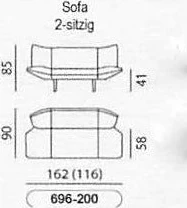 Leolux Sofaprogramm Devon – kompakt, elegant, ideal für kleine Räume. - Möbelhaus H. Zeppenfeld GmbH