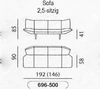 Leolux Sofaprogramm Devon – kompakt, elegant, ideal für kleine Räume. - Möbelhaus H. Zeppenfeld GmbH
