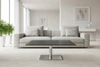 Ronald Schmitt Duett K 536 – höhenverstellbarer, rollbarer Couchtisch 90×70 cm im Wohnambiente
