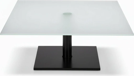 Kolo K736 90×70 cm – Optiwhite-Glasplatte, Gestell schwarz