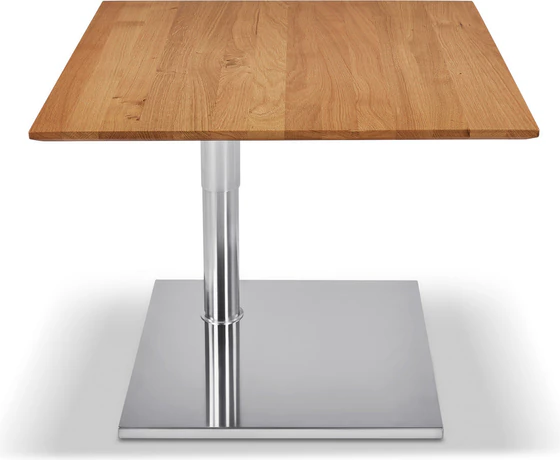 Couchtisch rollbar Duo Kolo K533 K733 75 x 75 cm Keramik Funktionstisch höhenverstellbar Designmöbel Sauerland Möbel Zeppenfeld Olpe