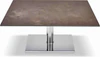 Ronald Schmitt Couchtisch Duo Kolo K536 K736 höhenverstellbar 90 x 70 cm Platte Eiche massivFunktinscouchtisch rollbar Möbel Zeppenfeld Designmöbel Sauerland