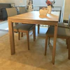 Scholtissek kleiner Ausziehtisch Küchentisch Jade 120, 140 und 160x85cm knorrige Eiche massiv,
