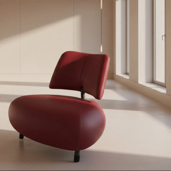 Leolux Designsessel Pallone red Edition rot, limitierte Auflage Sonderpreis Schnäppchen Möbel Zeppenfeld Olpe Designmöbel Sauerland