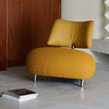 Leolux Pallone Soft Seasons Spirit of spring als farbenfroher Design-Beistellsessel mit Bouclé-Sitzfläche