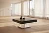 Ronald Schmitt JANUS K 468 – höhenverstellbarer Couchtisch 90×70 cm im Wohnambiente