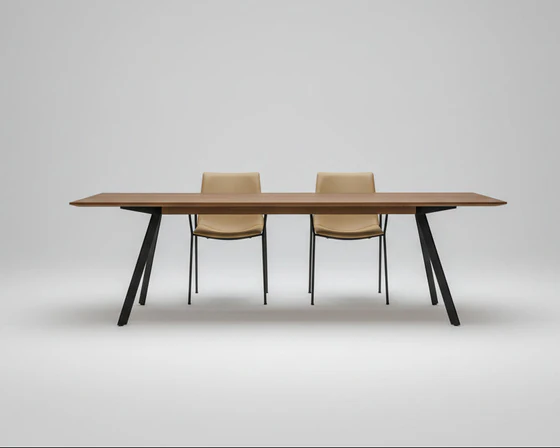 Barra Esstisch von Girsberger – modernes Esszimmer mit Stühlen in beige