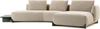 Leolux Naila Ecksofa – Frontansicht in Stoff Sivo Beige, Stellmaß ca. 382×168 cm
