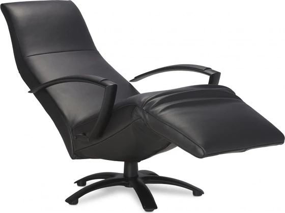 Detailaufnahme der Black Edition des Jori JR-7760 mit schwarzer Monomove-Funktion und Lederbezug