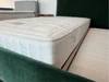 Seitenansicht der Superba Super Luxe Soft Matratze 90x200 cm – ergonomischer 7-Zonen-Kern, Naturpolster und atmungsaktiver Drell-Bezug