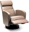 Strässle Relaxsessel Age kleiner verstellbarer Sessel, Leder dunkelbraun - Möbelhaus H. Zeppenfeld GmbH