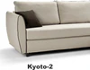 Signet Kyoto Go mit Armlehne 2, abklappbar, optionaler Keder, 142/162×197 cm