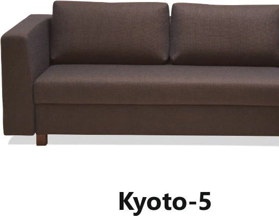 Signet Kyoto Go Schlafsofa mit Armlehne 5, kompakt und geradlinig, grifflose Optik