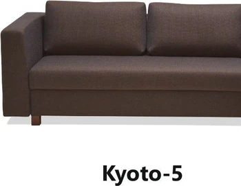 Signet Kyoto Go Schlafsofa mit Armlehne 5, kompakt und geradlinig, grifflose Optik