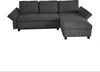 Signet Nick Ecksofa, Maße 242/270×136 cm, Stoff Imola, Buche Bügelfuß, rechts ausgerichtet Freisteller
