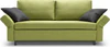 Signet Schlafsofa Nick 136×209, Stoff Imola, Bügelfuß Buche, Frontansicht