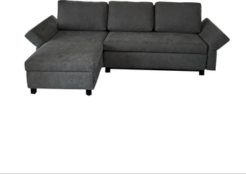 Signet Nick Ecksofa, Maße 242/270×136 cm, Stoff Imola, Buche Bügelfuß links ausgerichtet Freisteller