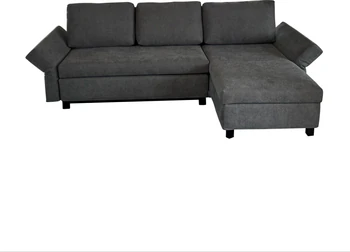 Signet Nick Ecksofa, Maße 242/270×136 cm, Stoff Imola, Buche Bügelfuß, rechts ausgerichtet Freisteller