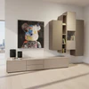 Wohnzimmer-Kombination mit Sudbrock GAME Sideboard und Hängeelementen