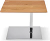 Beistelltisch 60×45 cm – Asteiche massiv, rollbar; kompatibel mit Duett K529 & Kolo K729 (DUO/pOp)