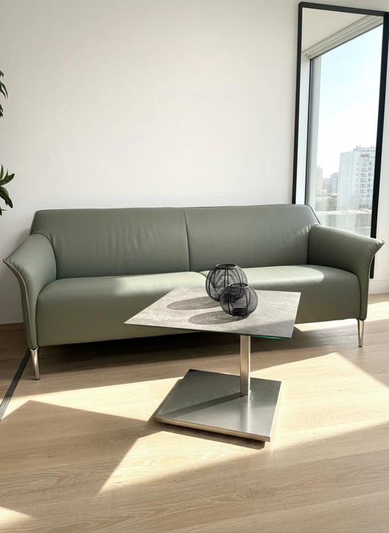 Beistelltisch 60×60 cm – Platte Keramik im Wohnzimmerambiente, rollbar; passend für Duett K526 & Kolo K726 (DUO/pOp)