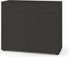 Piure Nex Pur Box 2033800 in Graphite – Designkommode 120×100×48 cm, Türen & Schub, soft-close Freisteller