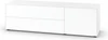 Piure Nex Pur Box 2020400 in White – Lowboard 180×50×48 cm mit 2 Schubladen links und 1 Tür rechts, Tip-On, Mattlack.