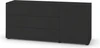 Piure Nex Pur Box 2023800 in Graphite – 3 Schubladen + 1 Tür, 180×75×48 cm, Tip-On als Freisteller