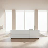 Piure Nex Pur Box 2020400 in White – Lowboard 180×50×48 cm mit 2 Schubladen links und 1 Tür rechts, im Wohnambiente
