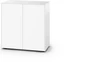 Piure Nex Pur Box 2040800 in Weiß – freigestellte Kommode mit 2 Türen, 80 × 75 × 40 cm, matt lackiert und grifflos
