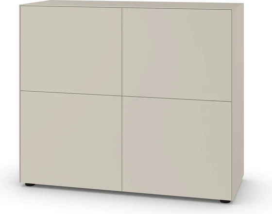 Piure Nex Pur Box 2041200 in Silk – moderne Kommode mit klarer Front