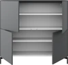 Innenansicht des Highboards 2041200 – großzügiger Stauraum hinter vier Türen