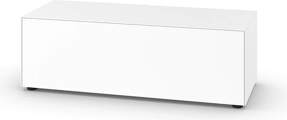 Piure Nex Pur Box 2044800 Lowboard, 120 × 37,5 × 48 cm, 1 Schublade, freistehend weiß