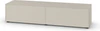 Design-Lowboard von Piure, Modell Nex Pur Box 2044400 – modernes Standmöbel mit symmetrischen Klappen in Silk
