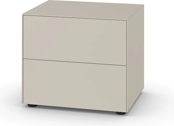 Schubkastenkommode Piure Nex Pur Box 2022800 in Farbe 23 Silk – grifflose Front, modernes Design