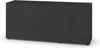 Puristisches Sideboard 2020500 von Piure in dunklem Graphite – modernes Möbelstück mit klaren Linien
