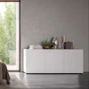3-türiges Sideboard 2020500 in Mattweiß – ideal als moderne Anrichte im Schlafzimmer Nex Pur Box 2020500