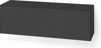 Freigestelltes Nex Pur Box Wand-Lowboard von Piure, Modell 2045500, grifflose Front in Mattlack Graphit