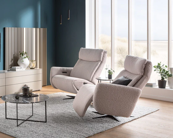 Lincoln Lounger Relaxsessel mit oder ohne Armlehnen, verschienene Breiten, AERA Design, Nolte Polstermöbel - Möbelhaus H. Zeppenfeld GmbH