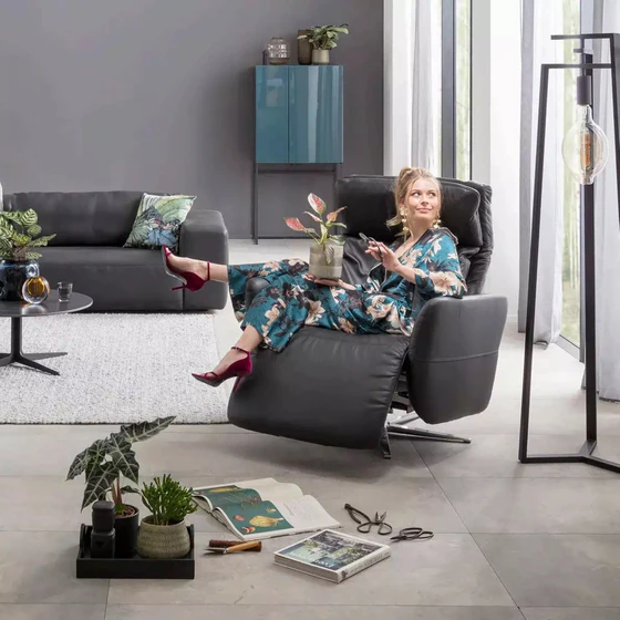 Lincoln Lounger Relaxsessel mit oder ohne Armlehnen, verschienene Breiten, AERA Design, Nolte Polstermöbel - Möbelhaus H. Zeppenfeld GmbH