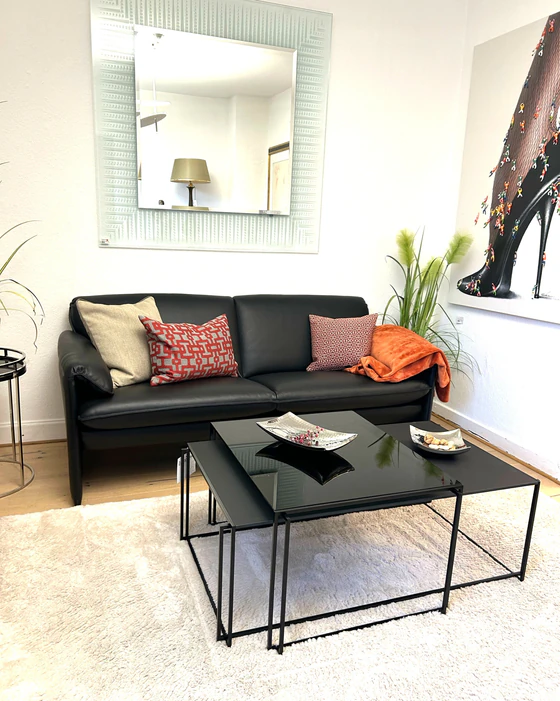 Bora Bora Sofa von Leolux in stilvoll eingerichtetem Wohnzimmer – Design trifft Gemütlichkeit.