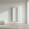Schmaler, wandhängender Hängeschrank Piure 2046700 im Flur/Wohnbereich, seidenmatter Mattlack