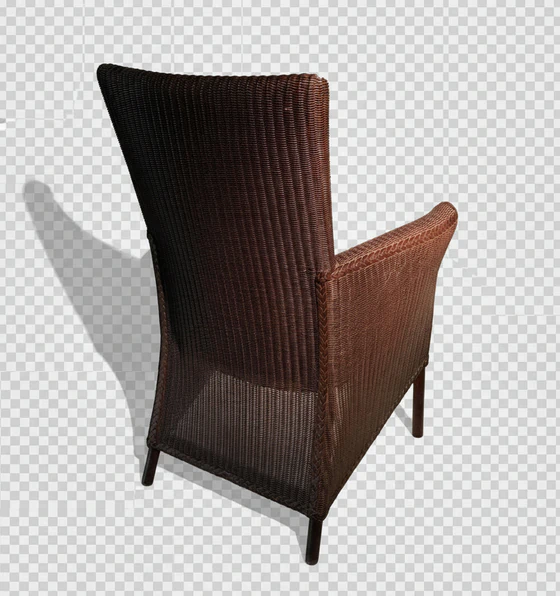 Lloyd Loom Boston Dining Chair in Dunkelbraun