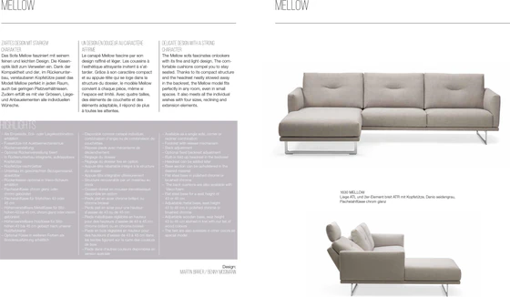Intertime Weibelweibel kleines Sofa Mellow Designmöbel Sauerland Möbel Zeppenfeld Olpe Stoffsofa Ledersofa