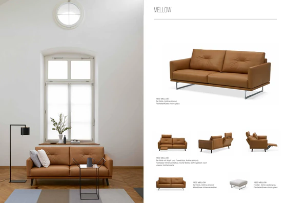 Sofa MELLOW von Weibel Weibel – Kompaktes Design - Möbelhaus H. Zeppenfeld GmbH