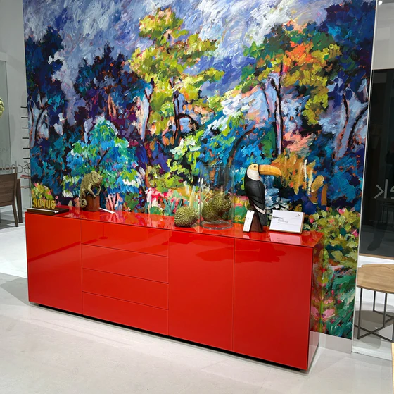 Scholtissek Anrichte Novus 3 Türen, 4 Schubkästen 240 x 85 x 42 cm, verschiedene Farben