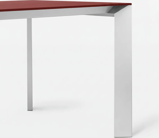Nori mit Alu Bein und Platte in Fenix jaipur red
