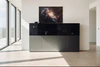 Materialmix & Präzision – Aluminium Titan, Grauglas und feines Fugenbild am SOMA Highboard