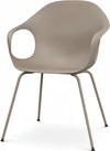 Elephant Chair – Front, Polyurethan London Grau (PO11), 4-Fuß